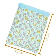 Hedgehog Cuddle Snuggle Sack Sleeping Bag Pouch for Small Animal Beds ( Blue )