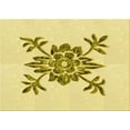 thumbnail image 1 of Ahgly Company Indoor Rectangle Patterned Sun Yellow Area Rugs, 7' x 10', 1 of 1