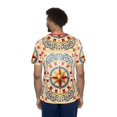 thumbnail image 6 of 8-Card Deck Graphic T-Shirt, Art Design Poly Shirt, All Over Print Graphic Tee, Playing Cards T-Shirt, Playing Cards Tees, 6 of 12