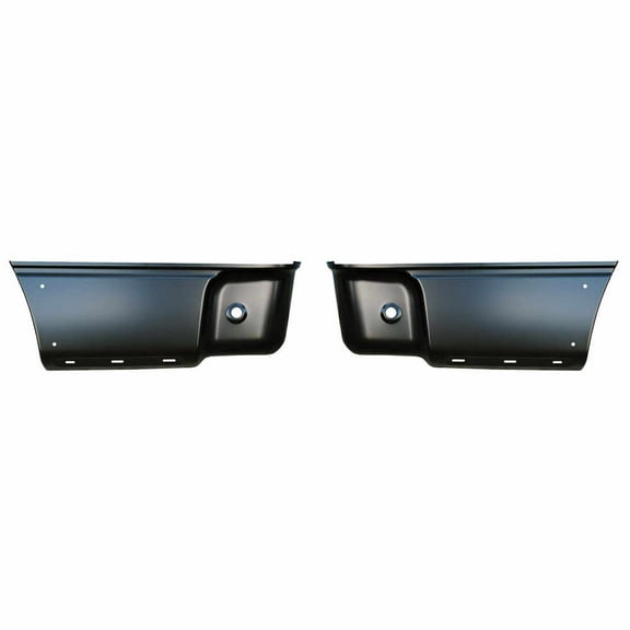 Lower Rear Bed Section with Molding Holes - PAIR. Fits 04-14 Ford F150 Pickup Truck Standard/Super/Crew Cab