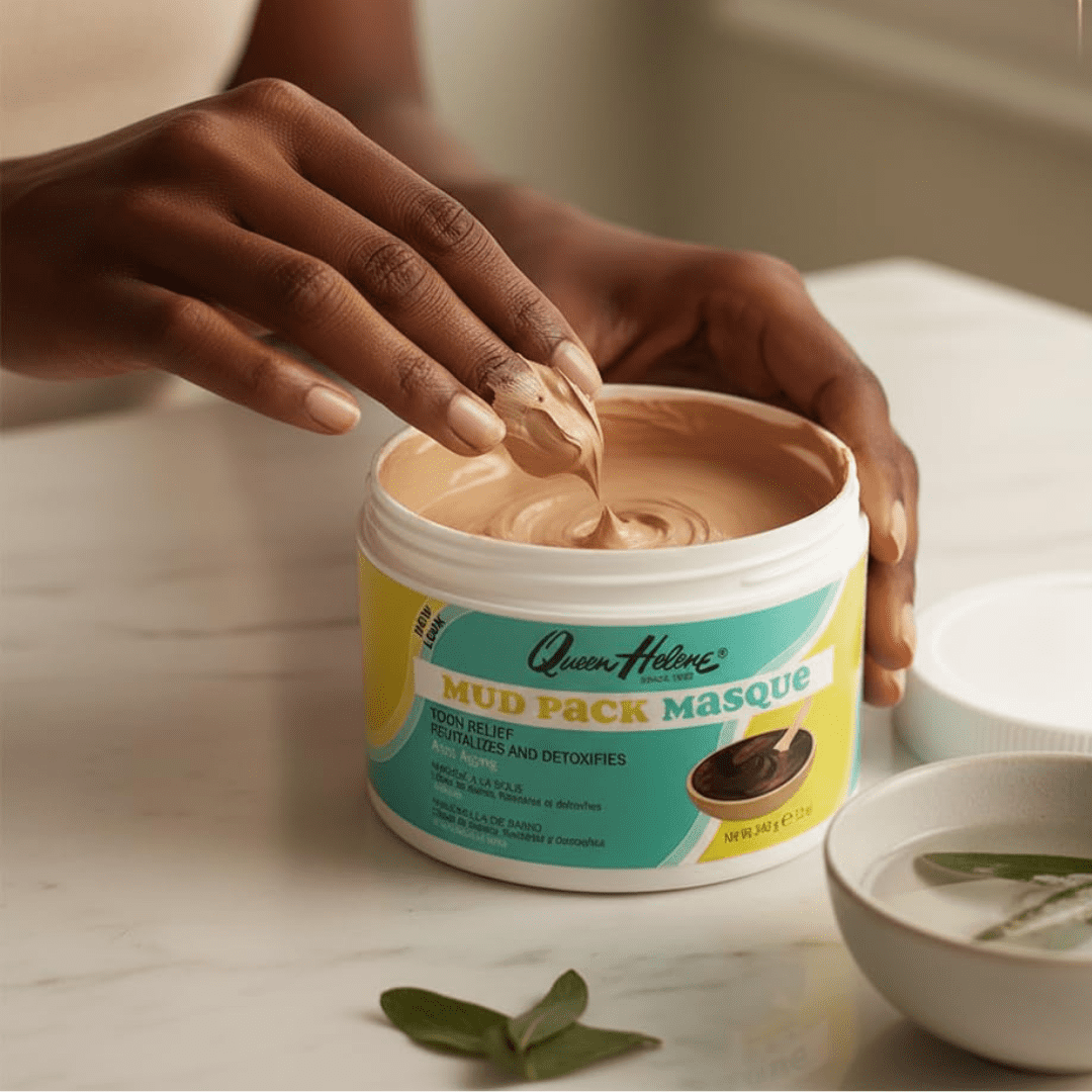 Queen Helene Facial Beauty Clay Mud Pack Masque, Detoxifies and