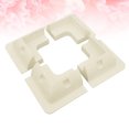 thumbnail image 4 of 4pcs/set Solar Panel Mounting Bracket White Corner Mounting Bracket Stand Support for Caravan Van Vehicle, 4 of 6