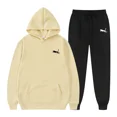 thumbnail image 3 of Sudadera con capucha para hombre, traje con estampado informal de moda sencilla, chándal deportivo de alta calidad para trotar y culturismo, Otoño e Invierno, 3 of 5