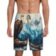 thumbnail image 1 of Fotbe Iceberg Bald Eagle Pantalones Cortos de Pijama para Hombre, Ropa de Dormir, Pantalones de Pijama Cortos para Hombre-XX-Large, 1 of 6