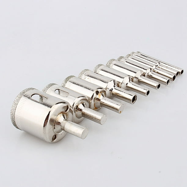 Rdeghly Diamond Hole Saw Drill Bit Set 10 PCS Diamond 6 30mm