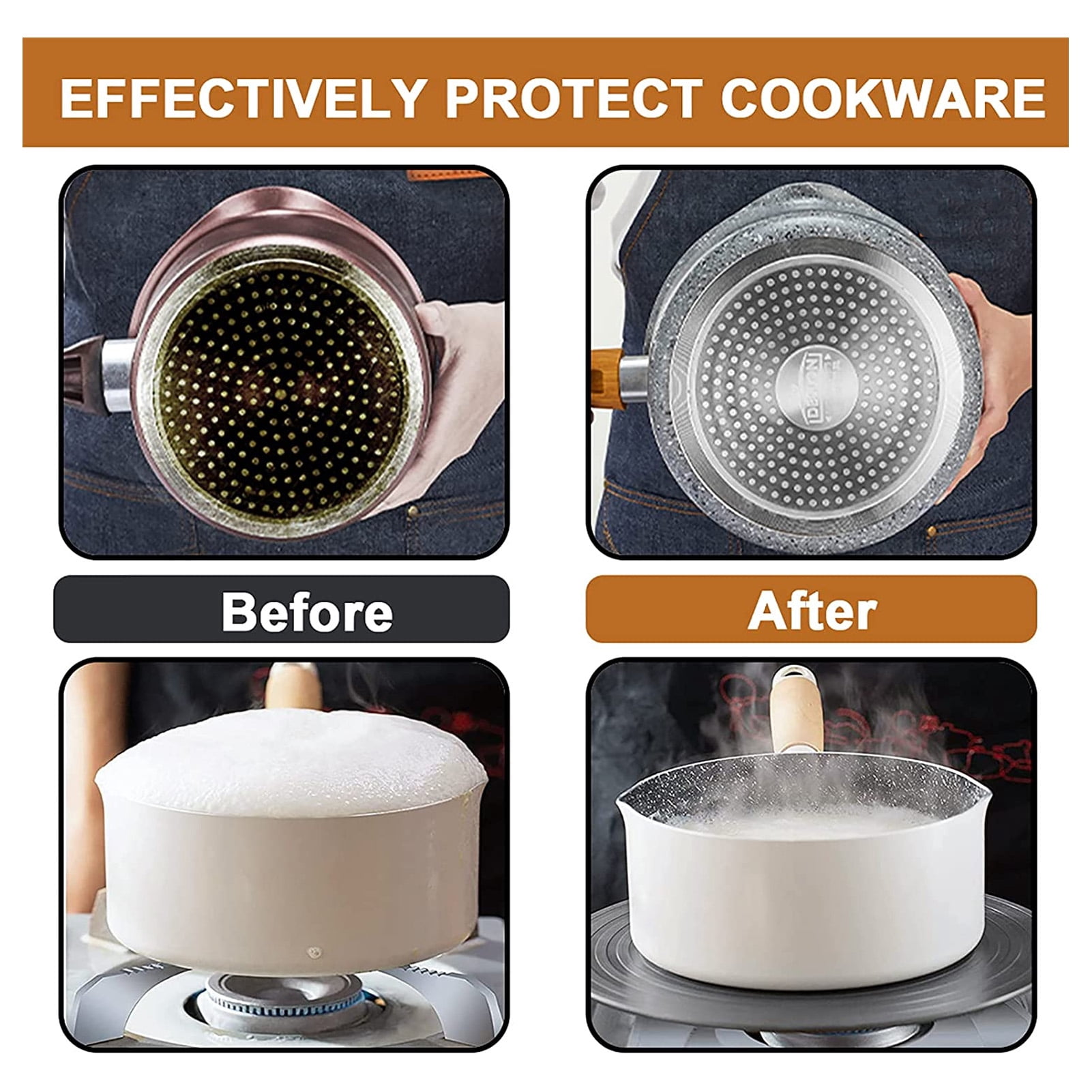 Nieyigj Non Slip Gas Stove Diffuser with Tray Lifter, 9.4 inches / 24cm Aluminum Alloy Heat Diffuser Plate for Pot Protection and Fast Thawing, Fine Grinding Durable Range Cooktop Accessory
