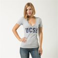 thumbnail image 1 of W Republic Game Day Womens Tee UCSB- Heather Grey - Small, 1 of 1