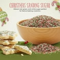 thumbnail image 5 of NY SPICE SHOP Christmas Sanding Sugar - 1 Pound - Red, Green & White Sanding Sugar - Festive Decorating Sugar Crystals - Perfect for Cookies, Cupcakes & Holiday Baking - Sparkling Christmas Sprinkles, 5 of 7