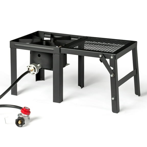 Zimtown 50000BTU Outdoor Propane Stove Portable with 0-20 Psi Regulator