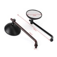 thumbnail image 2 of Mirror 3" Round Universal Black For Cafe Classic Bobber Chopper Custom Tracker, 2 of 8