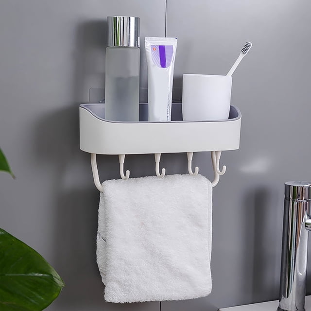 Ganchos Toallero de Baño Ganfancp Estante con Ganchos