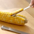thumbnail image 6 of Easeky Stainless Steel Corn Prep Peeler, Quick Cob Kernel Stripper Tool, Sharp Blade Fresh & Boiled Corn Remover, Dishwasher-Safe Kitchen Gadget for Soup, Salad, teen Food, Corn Scraper X1, 6 of 9