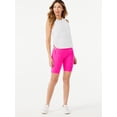 thumbnail image 3 of Sofia Active by Sofia Vergara Women's Seamless High Waisted Animal Print Bike Shorts, 3 of 6