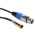 thumbnail image 3 of Mini XLR 3 Pin Male to 3 Pin Female Audio Cable for Camera, Connector for , , Ideal for BMPCC 4K/6K Professional Video Cameras, Shielding Layer, Plug and Play, 3 of 7
