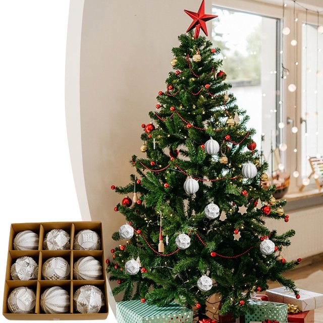 Juego De Bolas Navide as Antiguas, Adornos Colgantes Vintage, Colgantes Decorativos Para Rbol, Colecci N De 24 Piezas Empaque Elegante, Decoraci N Navide A, Celebraciones Familiares