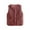 Red, variant on Women's Shearling Vest Lined Sleeveless Jacket For Winter Warmth Canvas Coat Girls Furry Vest Hiking Vest Women Vest Side Womens plus Size Coats E Vest for Women Insulated Vest Women Womens