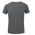 thumbnail image 6 of Men Blouses under Scrub Shirts Men Raglan Short Sleeve Shirt Short Sleeved Workout Tops Athletic Swim Stripped Shirt Undershirt Mens No Sleeve Bodysuit Tops Polyester Long Long Grey 3XL, 6 of 7