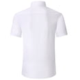 thumbnail image 2 of TOPTIE Mens Formal Business Short Sleeves Wrinkle-Resistant Dress Shirts, 2 of 8