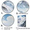 thumbnail image 3 of Designart "Majestic Peaks Of The French Pyrenees II" Landscape Mountains Floater Framed Canvas Prints, 3 of 5