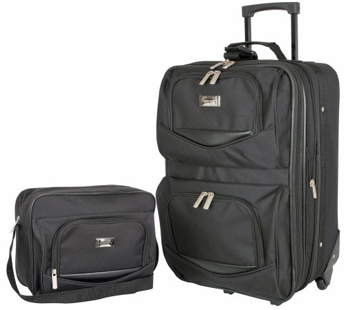 geoffrey beene 2pc hardside luggage set