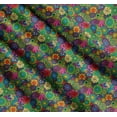 thumbnail image 3 of Soimoi Cotton Voile Fabric Colorful Flowers Clip Art Print Fabric by The Yard 42 Inch Wide, 3 of 7