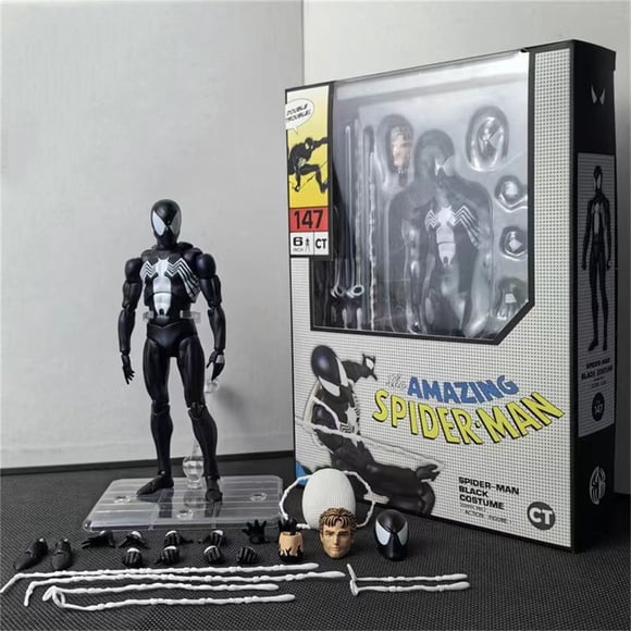 NAOJIE Spider Man Statue & Delicate Moveable Model with Replacement Parts & Collectible Gift for Mar-Vel Fans(E),Action Figures for Boys,Superhero Toys,The Boys Action Figures