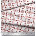 thumbnail image 3 of Soimoi Poly Georgette Fabric Damask Decorative Printed Fabric 1 Yard 42 Inch Wide, 3 of 3