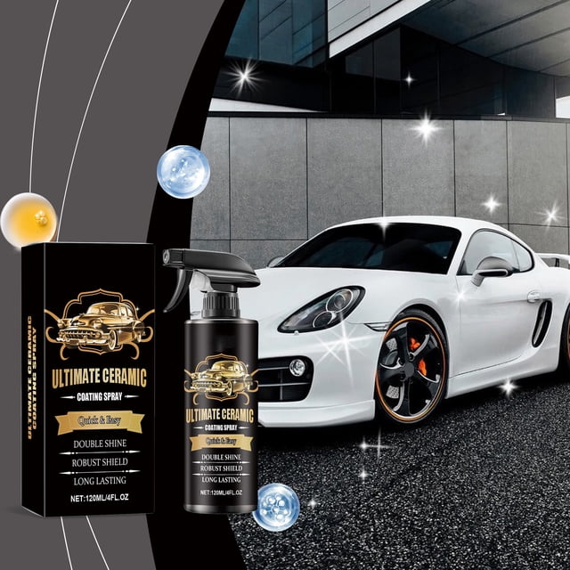 SSZMDLB under $5 Car Coating Spray, Car Coating Spray Wax, Crystal Plating Agent for Paint Protection, Water Repellent Hydrophobic Spray for Vehicle