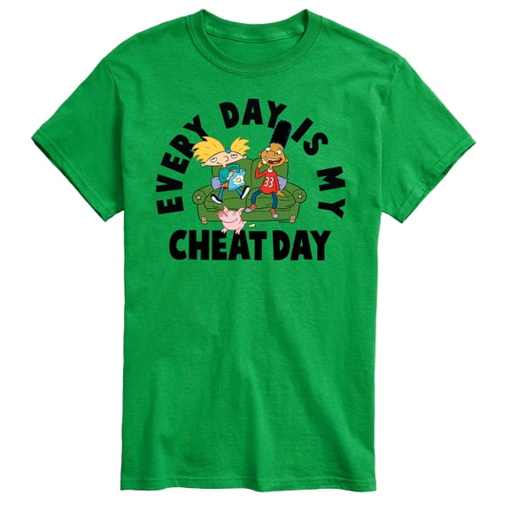 Hey Arnold! - Cheat Day - Men's Short Sleeve Graphic T-Shirt
