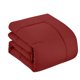 thumbnail image 3 of Juego de edredón tamaño king con sábanas, ropa de cama de 7 piezas, color rojo, 3 of 6