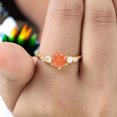 thumbnail image 4 of SHREENATHJEWELRY 6MM / 2.5Ct Round Shape Sunstone Ring-Moonstone Bridal Wedding Jewelry Natural Gemstone Proposal Ring Birthday Gift For Wife, 4 of 7