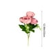 thumbnail image 3 of Ramos De Plástico 1 ramo de flores artificiales de plástico multicolor de 33 m con rosas artificiales realistas para la decoración del hogar y la oficina (multicolor). Rkxzt, 3 of 8