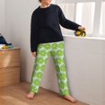 thumbnail image 5 of Xecao Green Lemon Slices Print Teenagers' Pajama Pants Long Sleep Pants Soft Elastic Waist Pajama Bottoms Elastic waist with 2 Pockets 5-16 Years-XS(5-6), 5 of 6