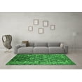 thumbnail image 3 of Ahgly Company Indoor Rectangle Oriental Green Industrial Area Rugs, 2' x 3', 3 of 4