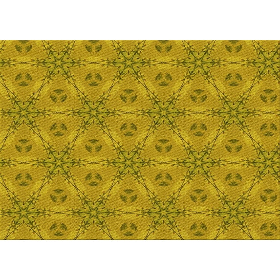 Ahgly Company Indoor Rectangle Patterned Dark Bisque Brown Area Rugs, 2' x 3'