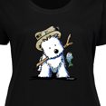 thumbnail image 4 of Inktastic Westie Fishing Buddy Women's Plus Size T-Shirt, 4 of 5
