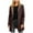 Wine Coat for Women, variant on Women’s Hooded Long Trench Coat Loose Full Zip Design Windproof for Outdoor Travel City Strolls Cool Weather Black L