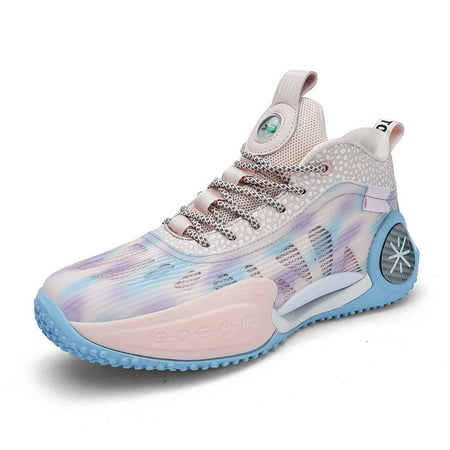 

Men s Basketball Shoes Shock-absorbing Non-Slip Wear-Resistant Athletic Sneakers For Adult Youth Student Training