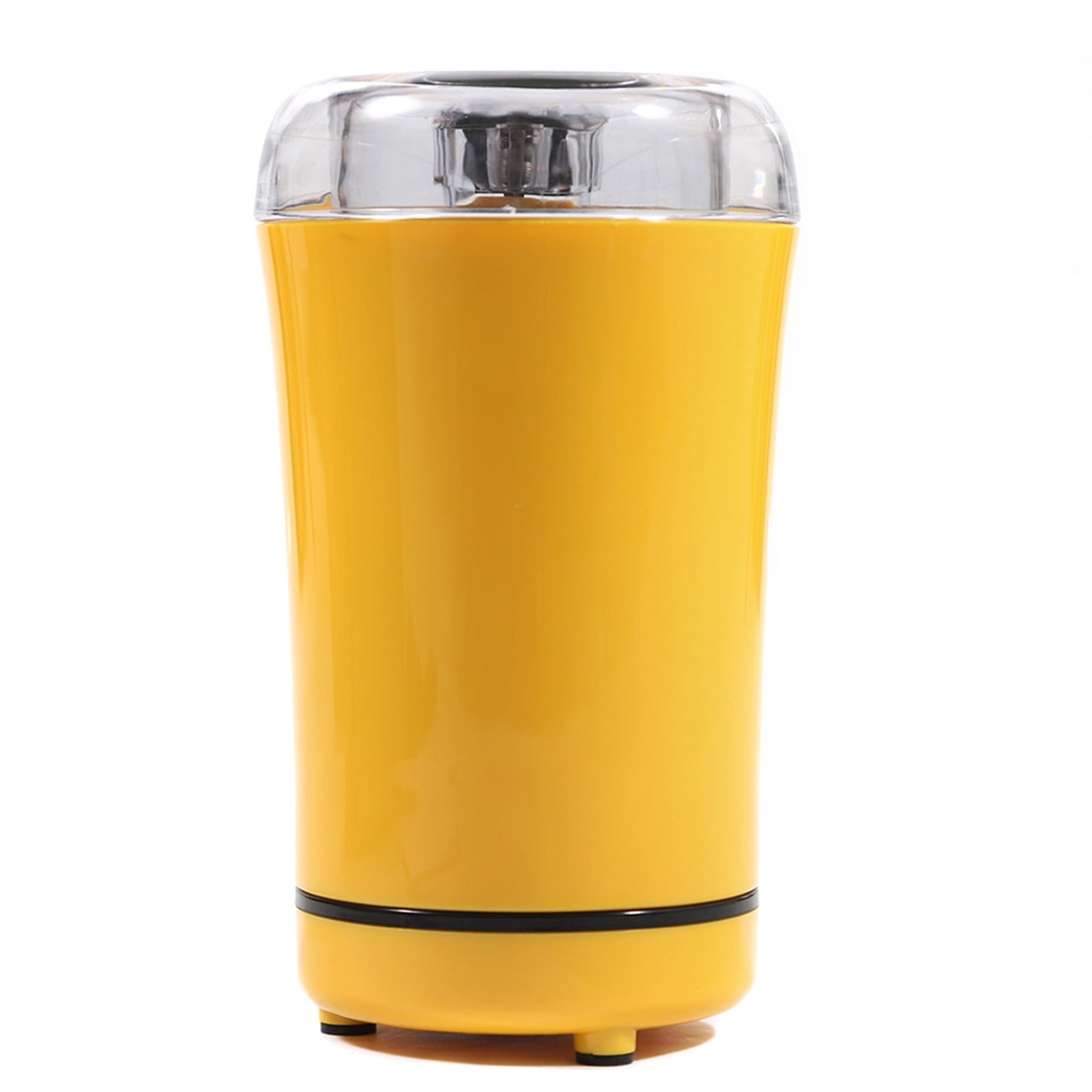 TFCFL MINI Electric Coffee Bean Grinder Nut Seed Herb Grind Spice Crusher Yellow Mill Blender with Stainless Steel Blade