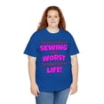 thumbnail image 4 of DJH Apparel | Tried Giving Up SEWING: Worst 2Minutes of My Life Funny Tee, 4 of 6