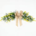 thumbnail image 1 of Yellow Easter Door Lintel Decoration Colorful Flower Bows Pendant For Home Holiday Hanging, 1 of 7