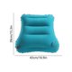 thumbnail image 3 of PVC Flocking Press Inflatable Lumbar Pillow Travel Inflatable Pillow Car Nap Inflatable Pillow Flocking Lumbar Cushion Pillow, 3 of 6