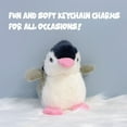 thumbnail image 4 of Wrapables Cute Plush Keychain Pendant Charm for Bag, Penguin, 4 of 6
