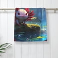 thumbnail image 5 of Rateoe Pond Cute Axolotl Pattern Microfiber Towel, Beach Towel, Pool Towel, Quick-dry Travel Towel, Soft and Plush towel, Absorbent Towel-27.5x16 Inch, 5 of 6