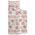 thumbnail image 2 of Pink Football Toddler Nap Mats for Kids Preschool,Sleeping Mat Bag or Kids,Toddler Sleeping Bag,Toddler Nap Mat or Daycare, 2 of 6