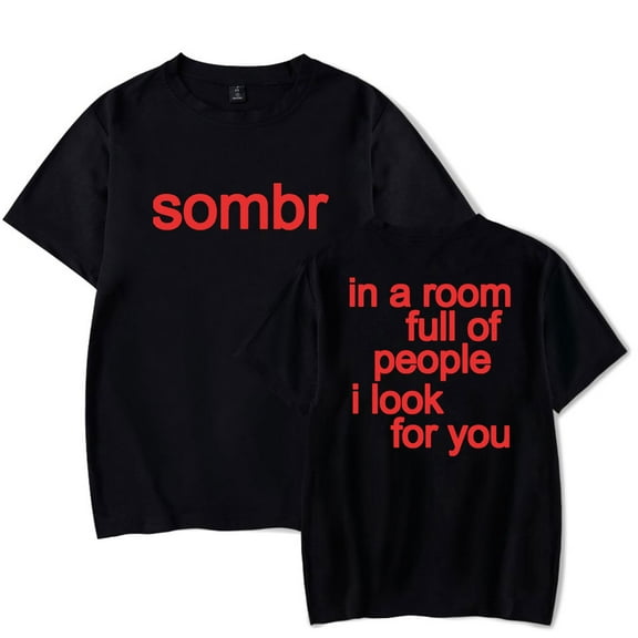 Sombr 12 To 12 T-shirt Women Men Crewneck Short Sleeve Casual Fashion Tee