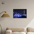 thumbnail image 3 of Bright Neon Car Paris Canvas Neon Art Prints by Art Remedy, Black Frame, 30" x 20", 3 of 7
