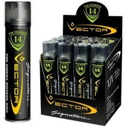 Vector 14x Filtered Premium Refined Fuel Butane Gas Refill (320mL) by Vector KGM - 12 Cans