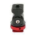 thumbnail image 4 of Mini Aluminum Alloy Ball Head Tripod Cold Shoe Adapter 1/4 Inch Screw for SLR CameraRed, 4 of 8
