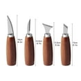 thumbnail image 2 of TSV 4Pcs Whittling Knife Kit, Wood Carving Knife Set with Trimming Knife, Multipurpose Knife, Small & Large Spatula for Fine Wood Chip Carving and Detail Cutting, 2 of 7